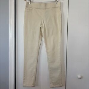 Lauren Ralph Lauren Women’s Modern Legging Ankle Pants Size 8 Cream Pull On